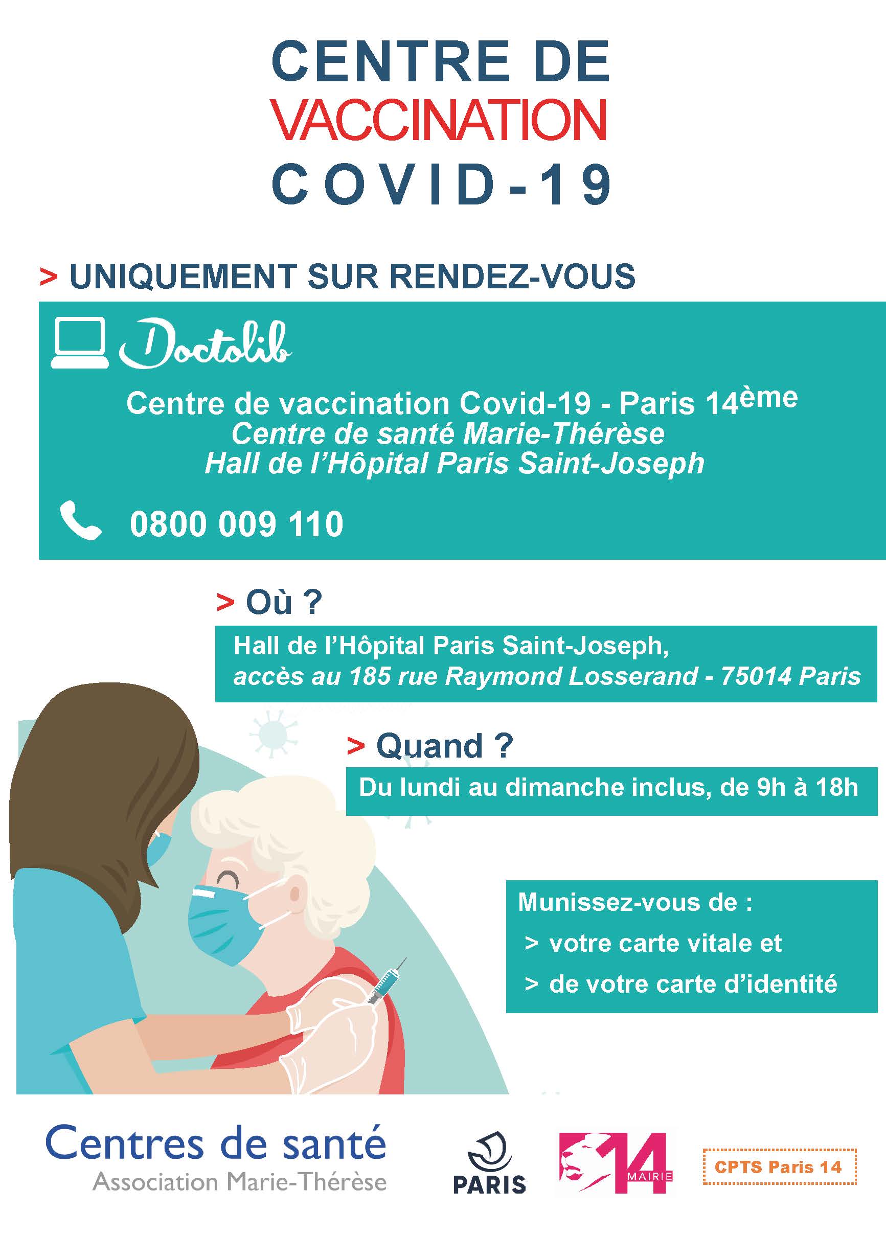 affiche centre de vaccination covid 1 1