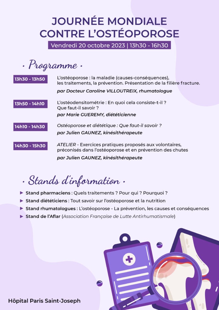 PROGRAMME JOURNEE OSTEOPOROSE 2023