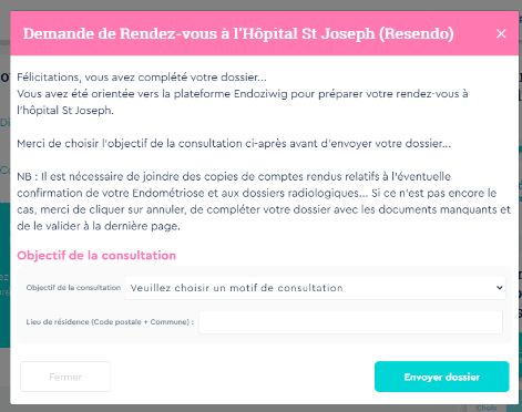 Demande de prise en charge 6 5 1