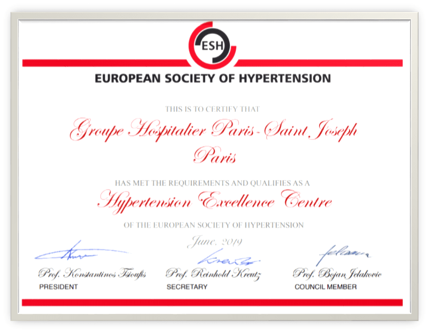 Centre d'excellence HTA 2 diplome