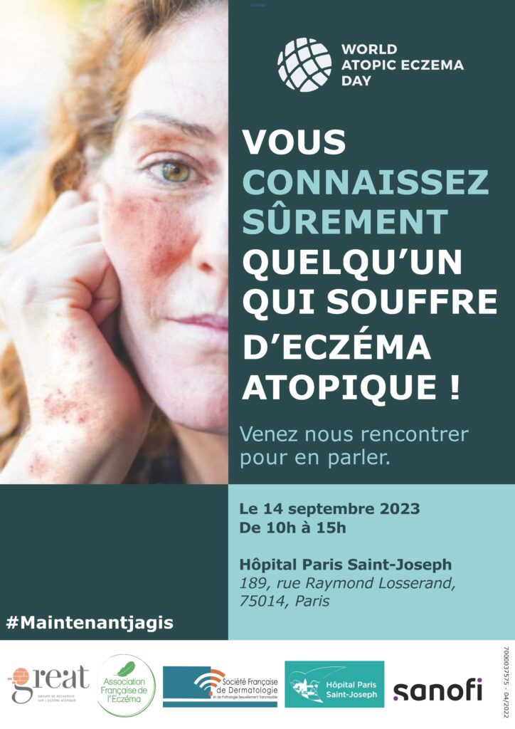 Journée Mondiale de la Dermatite Atopique 2 poster ad day vf 2023 st joseph paris 724x1024 1